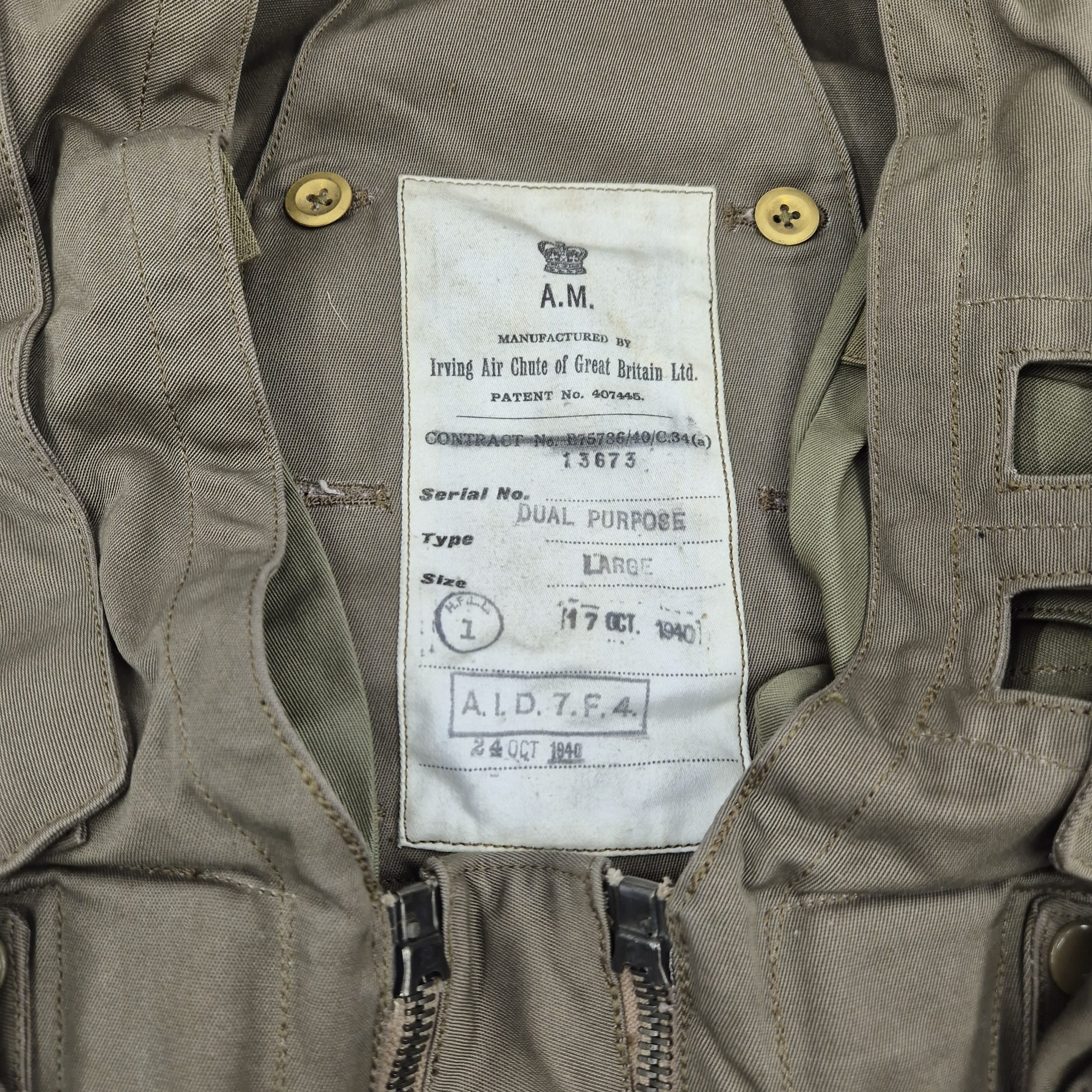 RAF Combined Pattern Flying Suit – 1940 — image 4