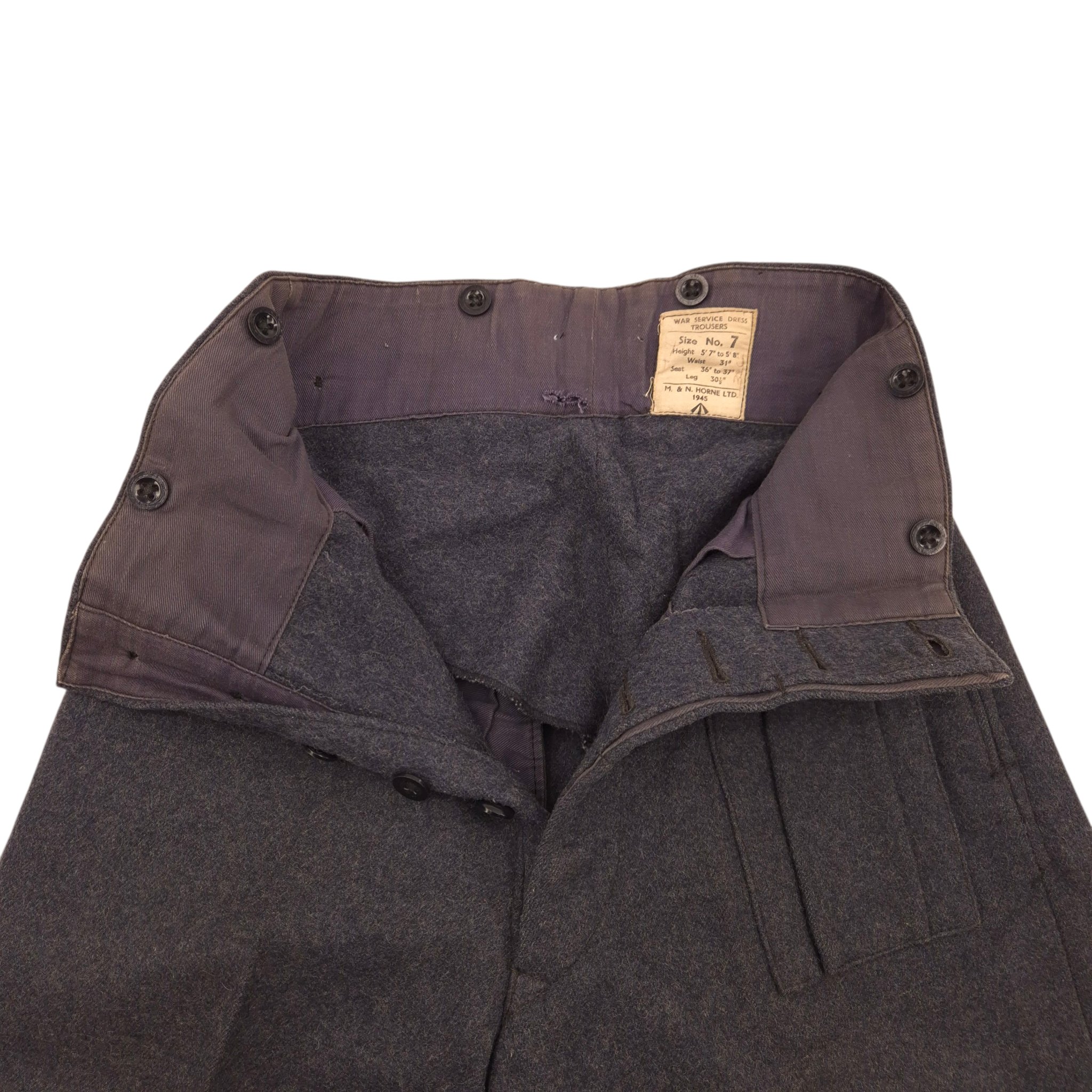 RAF War Service Trousers – Dated 1945 — image 8
