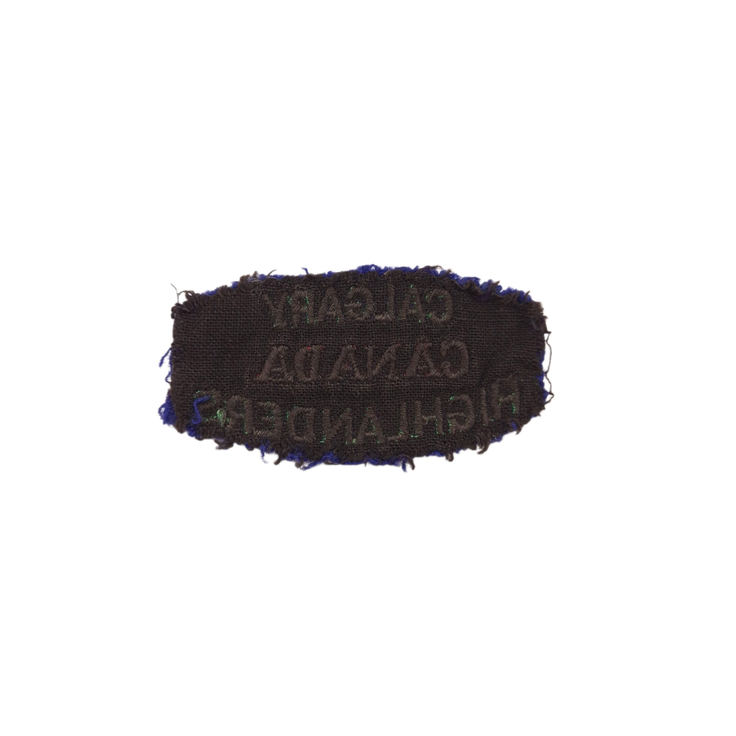 Calgary Highlanders of Canada – Embroidered shoulder title — image 2