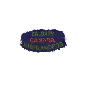 Calgary Highlanders of Canada – Embroidered shoulder title