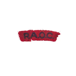RAOC – Embroidered shoulder title