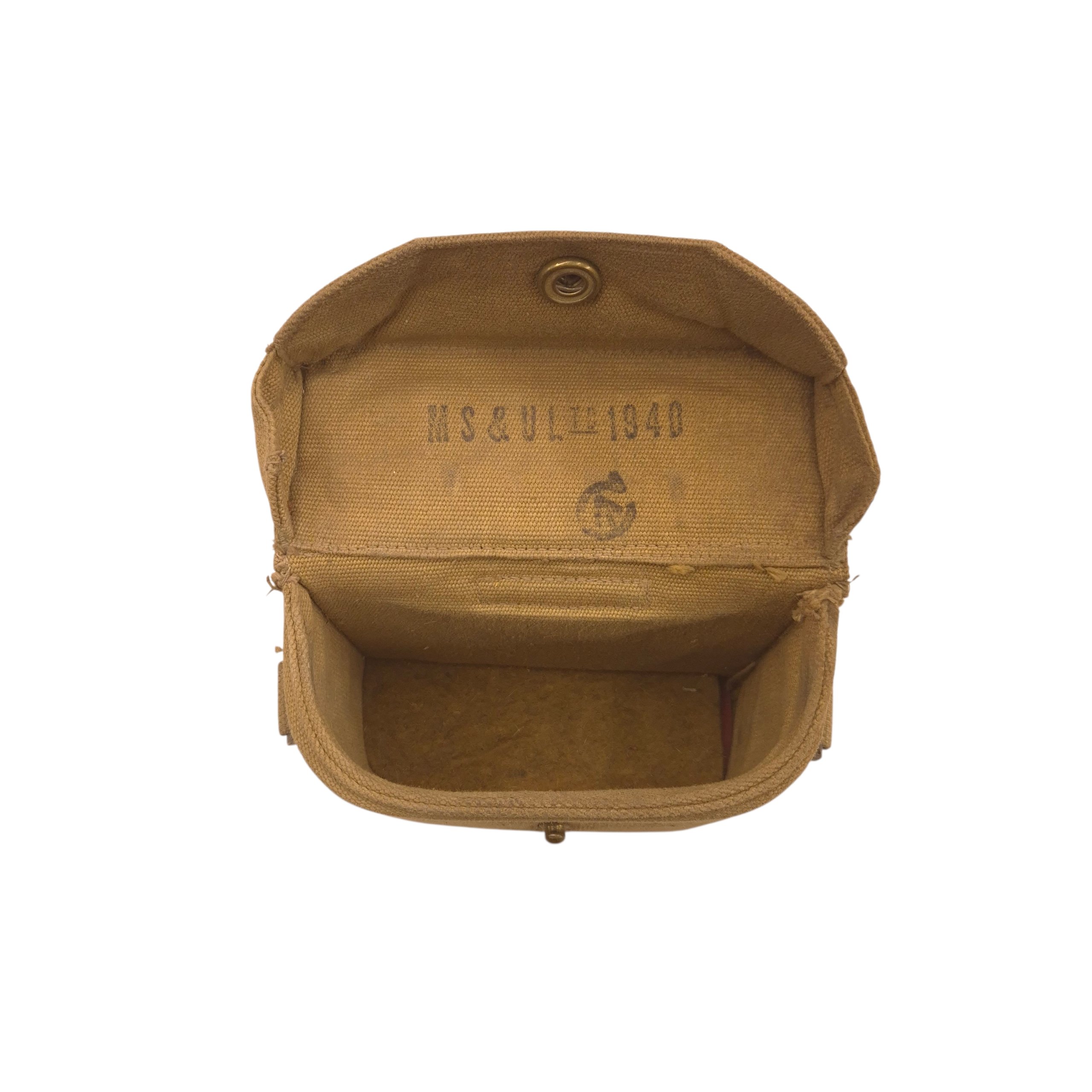 Canadian Binoculars 1942 with P37 Web Case 1940 — image 3