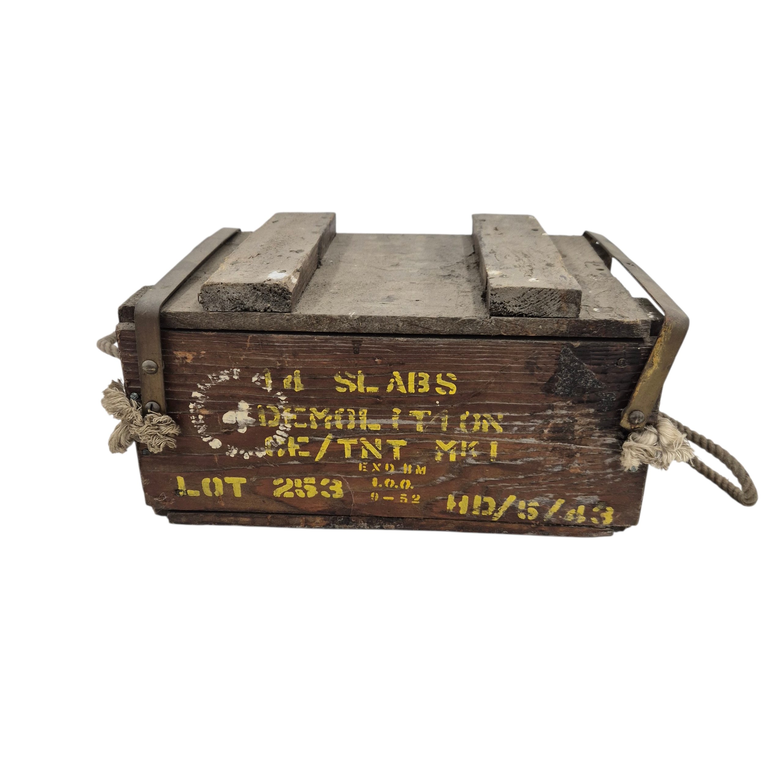 British CE/TNT MkI wooden crate – 1943 — image 2