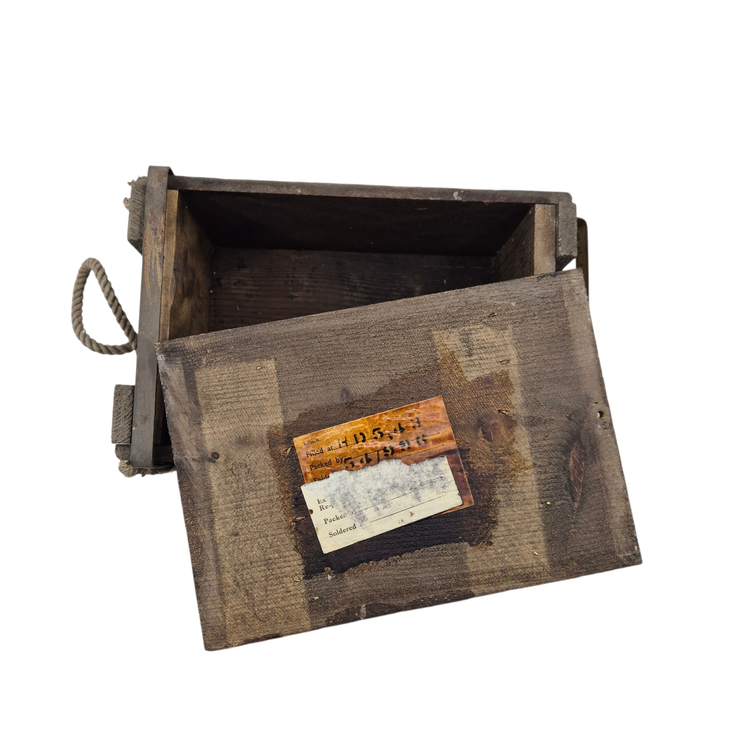 British CE/TNT MkI wooden crate – 1943 — image 6