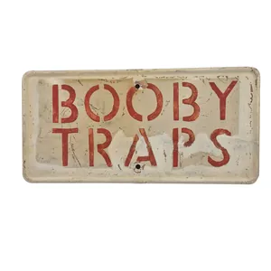 British Booby Traps Sign – F&L 1944