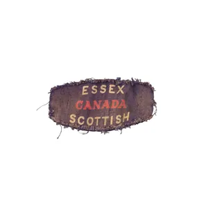Essex Scottish Regiment – Printed shoulder title