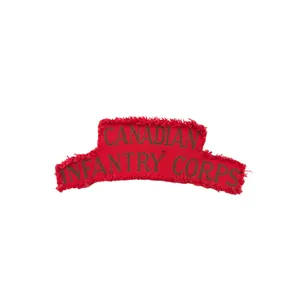 Canadian Infantry Corps – Printed shoulder title