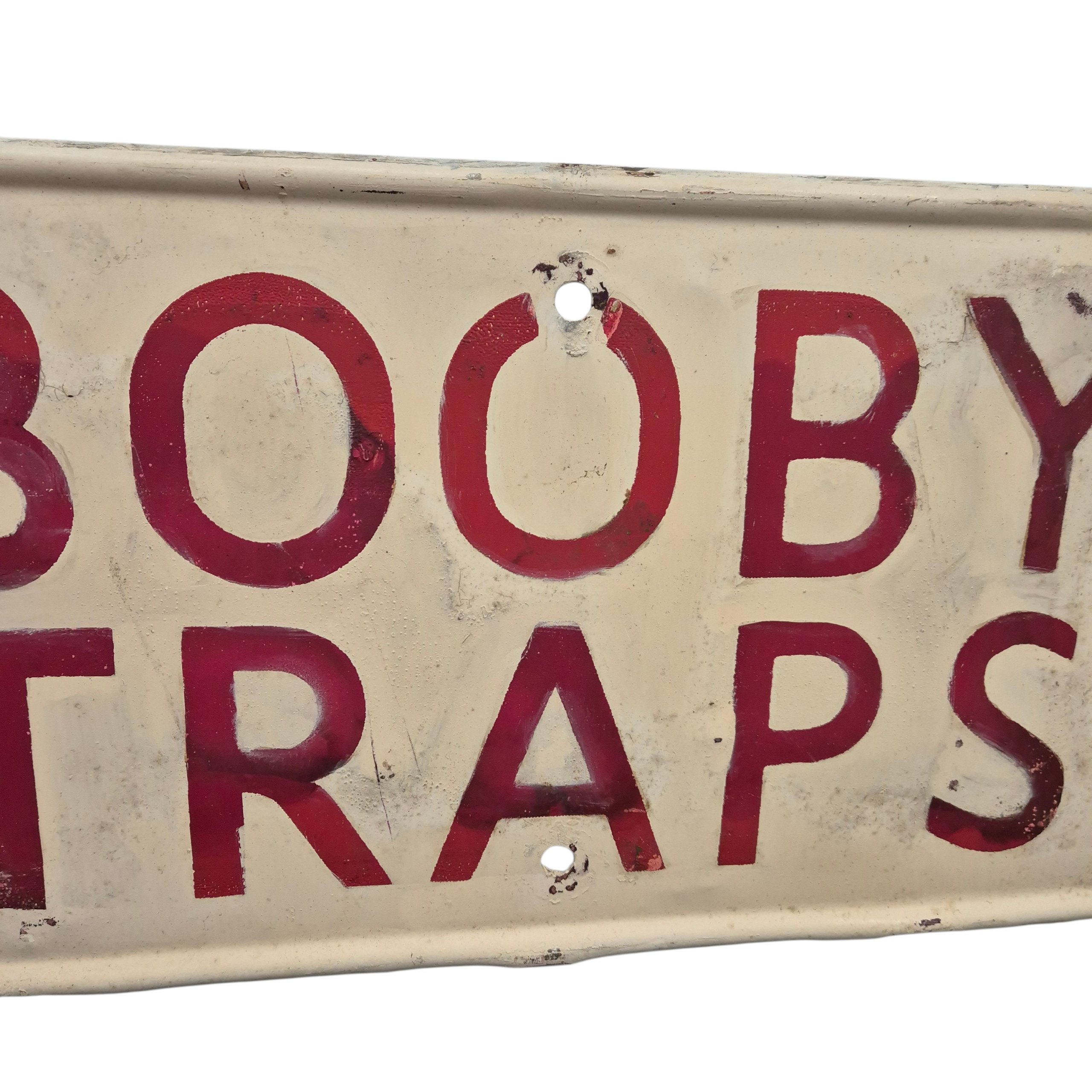 British Booby Traps Sign – F&L 1944 — image 4