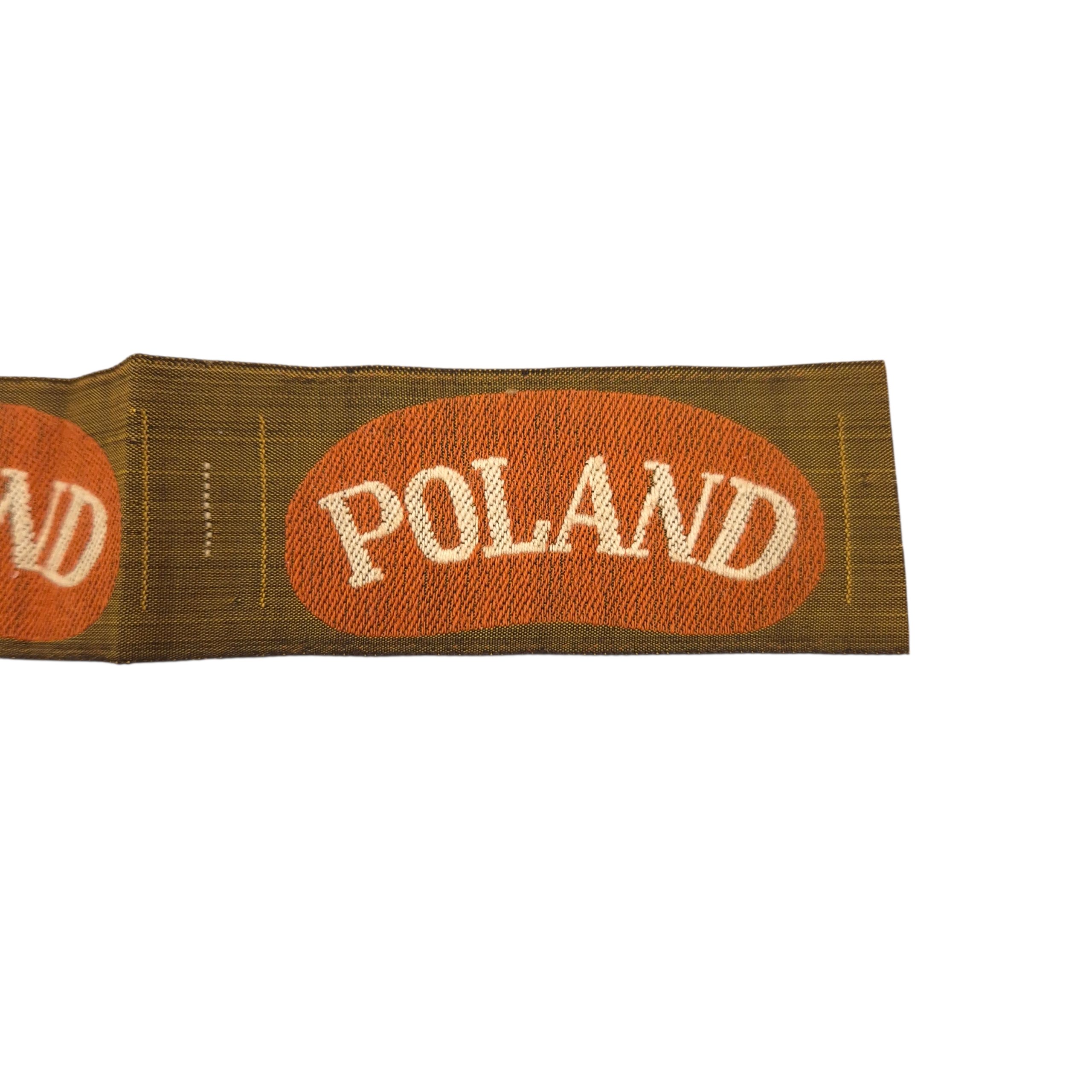POLAND Woven Pair of Shoulder Titles — image 3