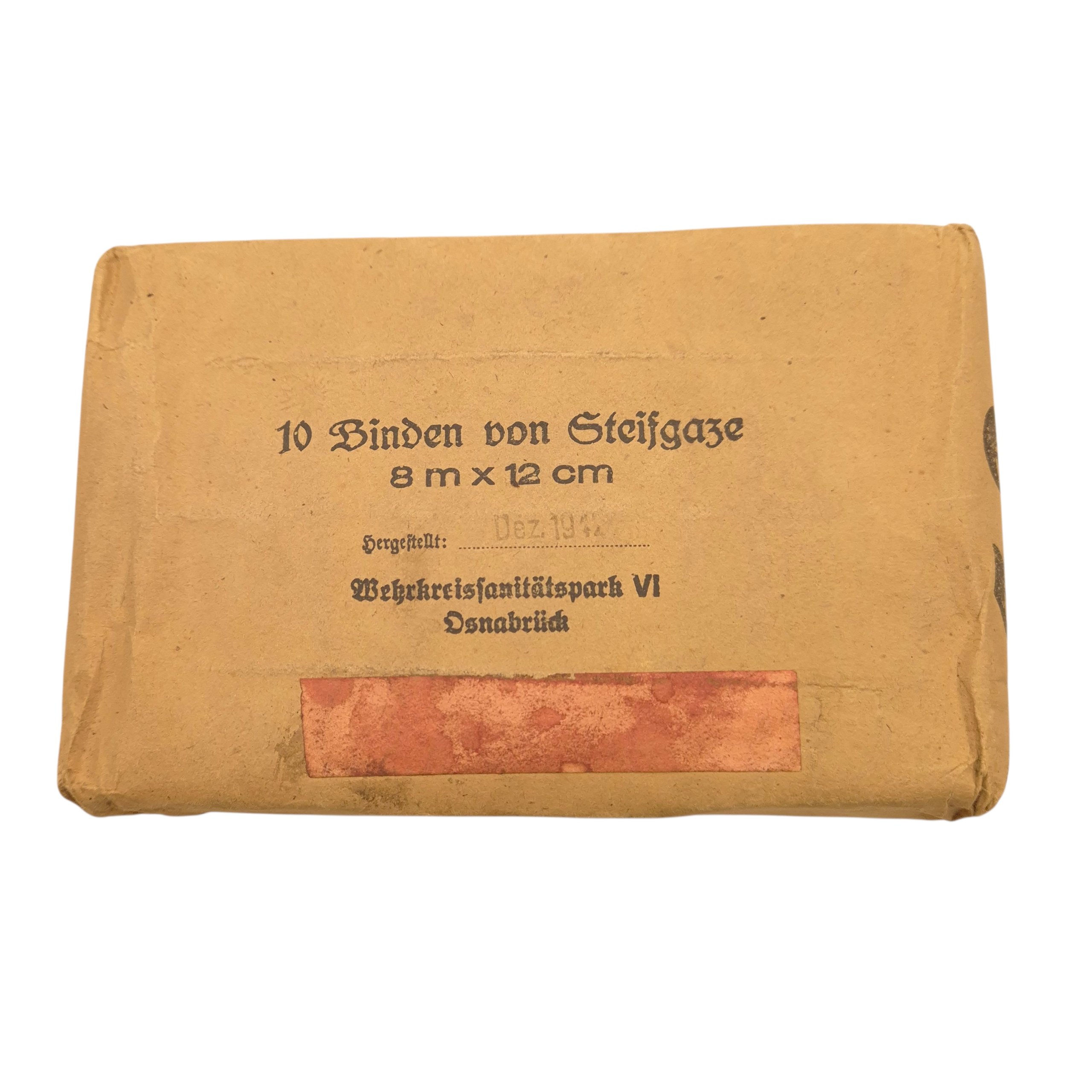 Large Wehrmacht Bandage Package 1942 — image 2