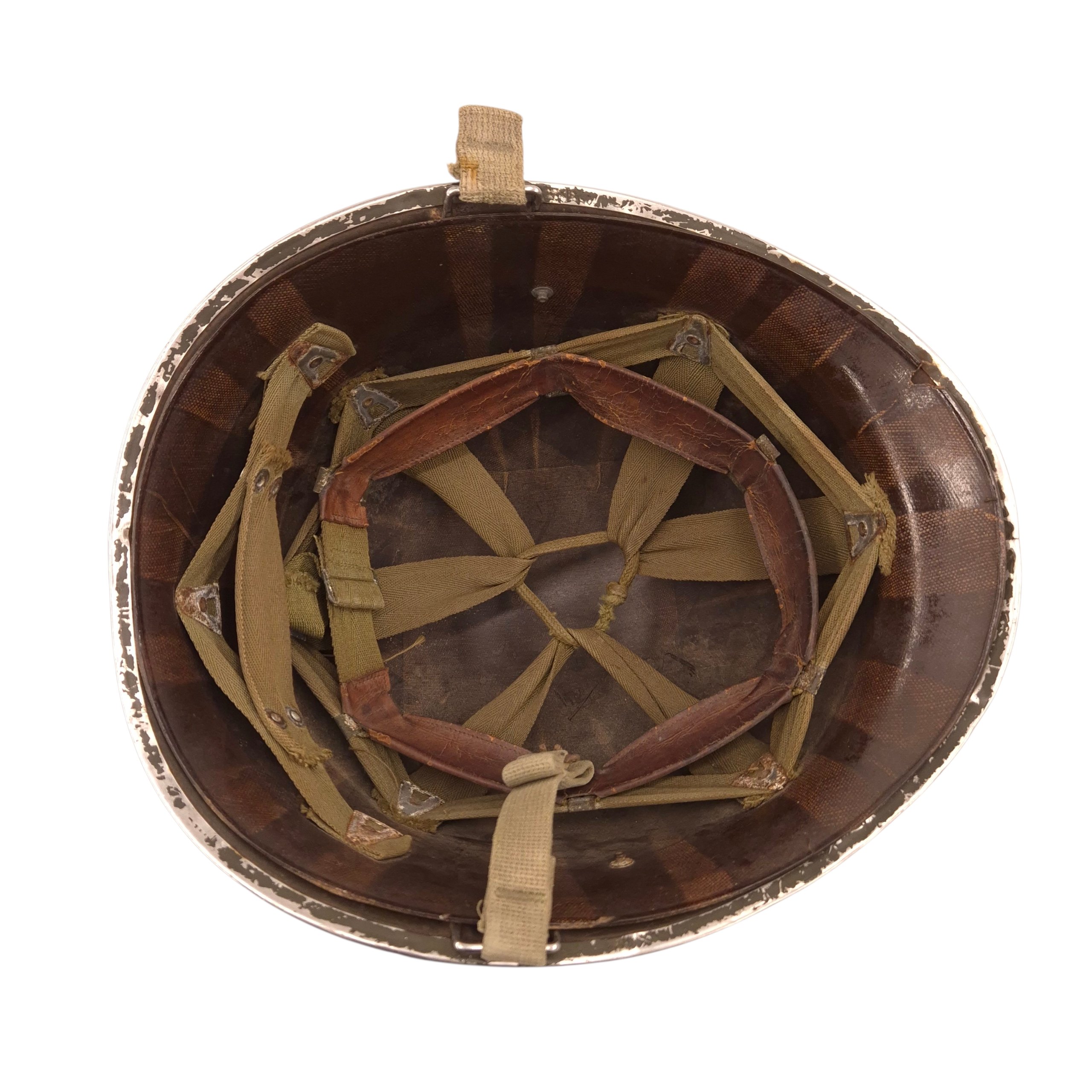 U.S. M1 Fixed-Bale helmet with Westinghouse liner — image 3