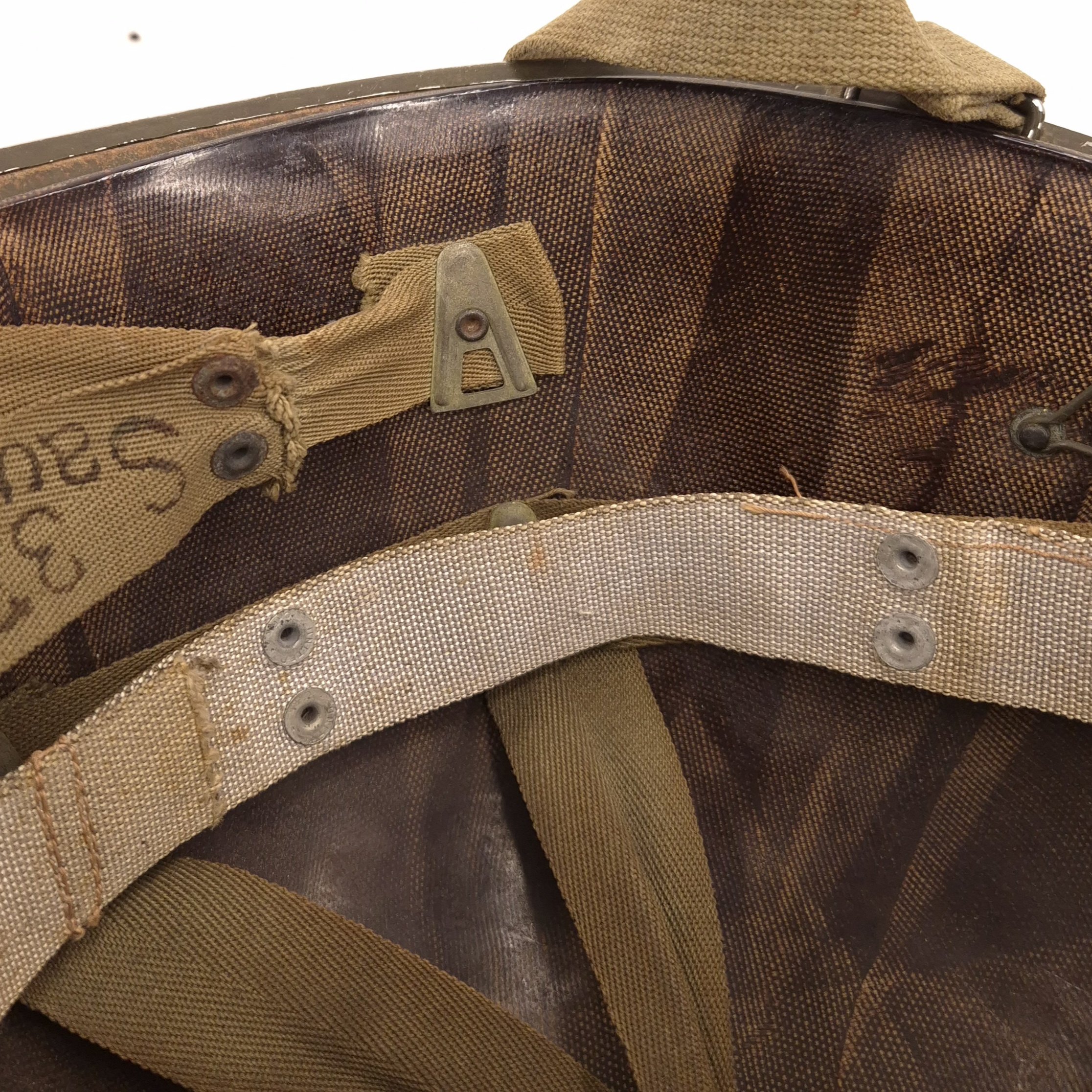 U.S. M1 Fixed-Bale helmet with early INLAND liner — image 11