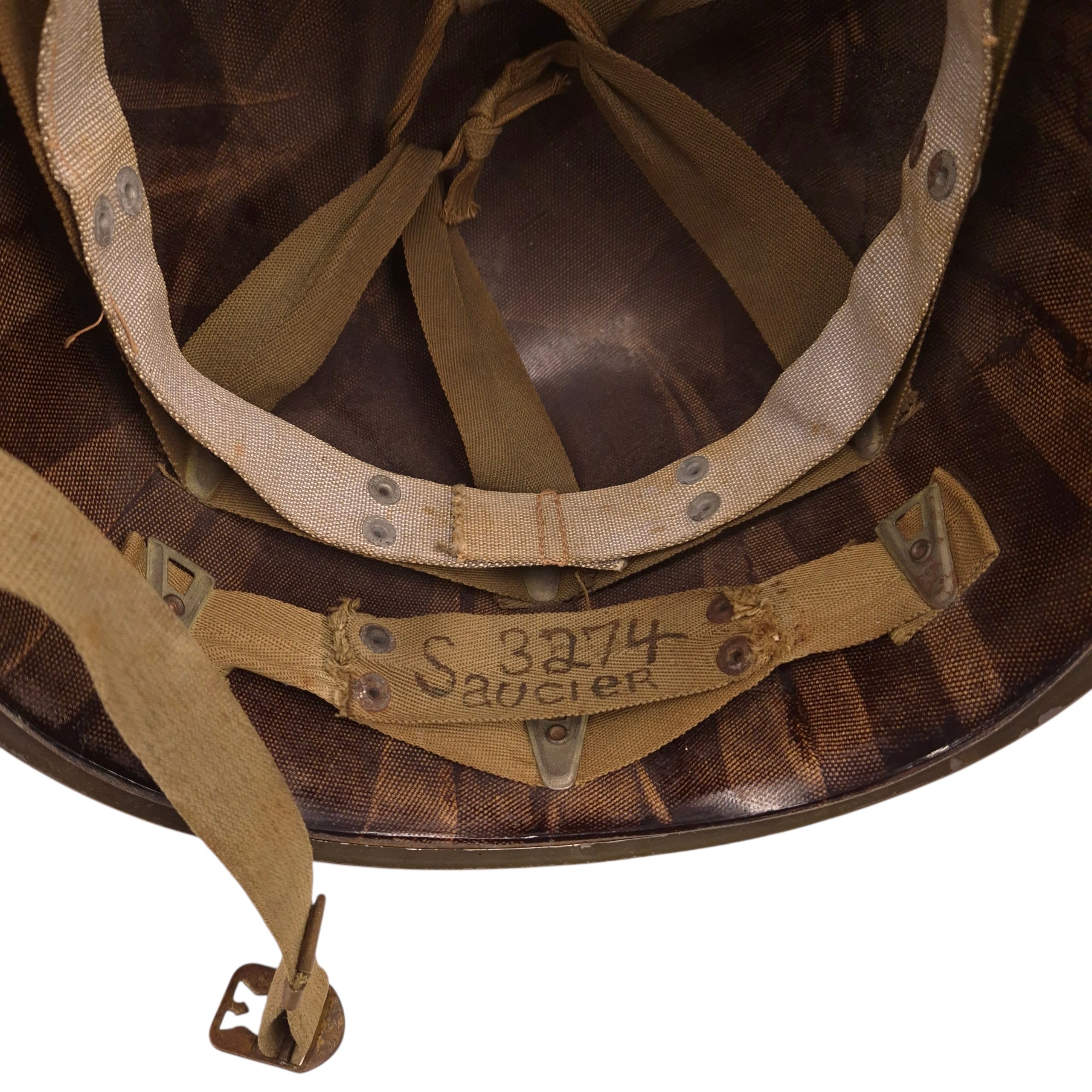 U.S. M1 Fixed-Bale helmet with early INLAND liner — image 12