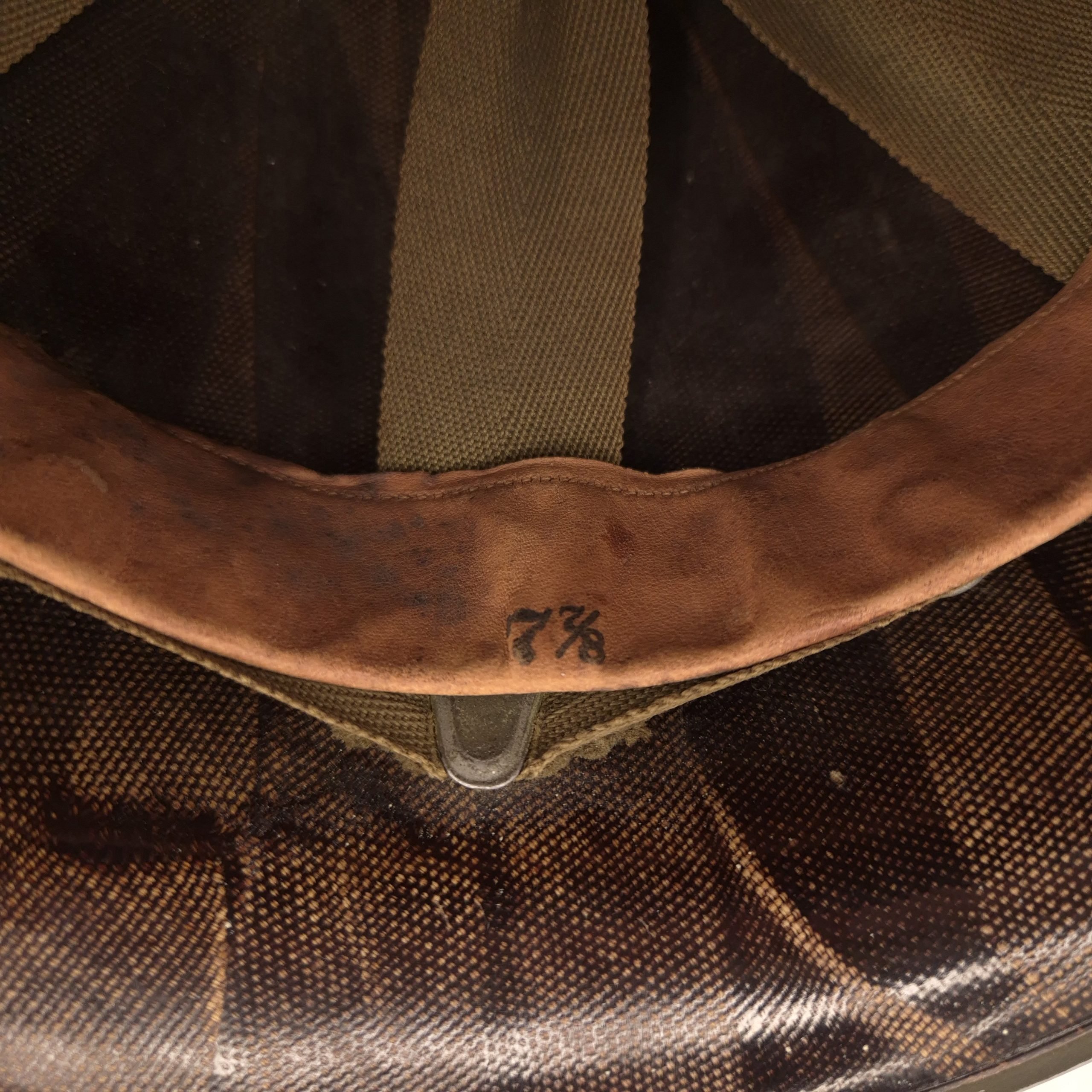 U.S. M1 Fixed-Bale helmet with early INLAND liner — image 15