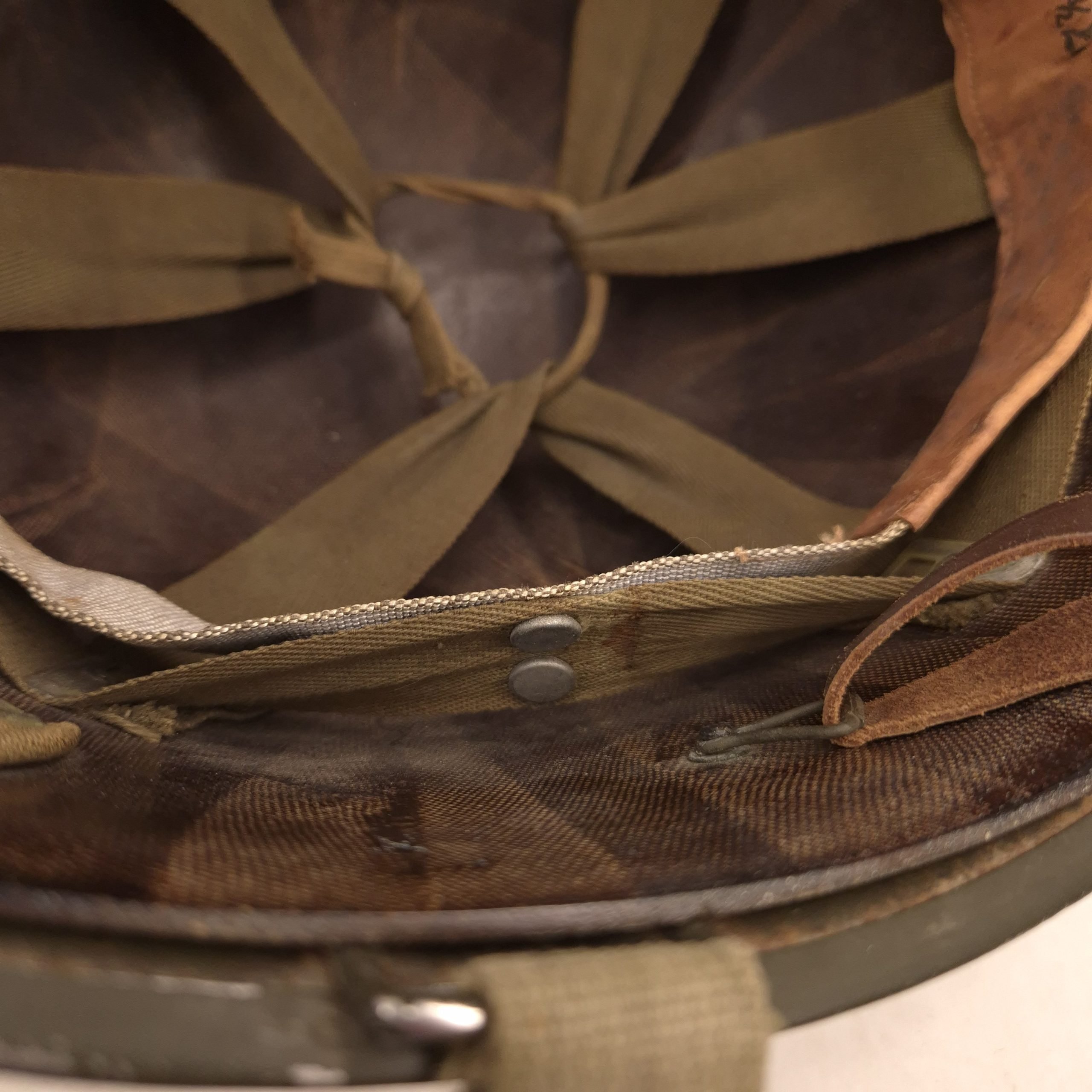 U.S. M1 Fixed-Bale helmet with early INLAND liner — image 16