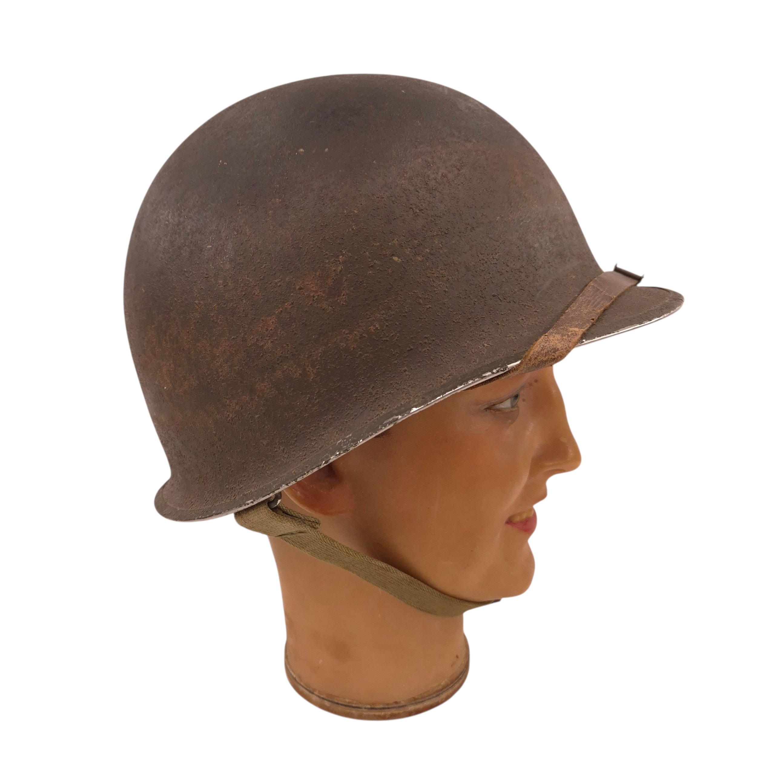 U.S. M1 Fixed-Bale helmet with early INLAND liner — image 3
