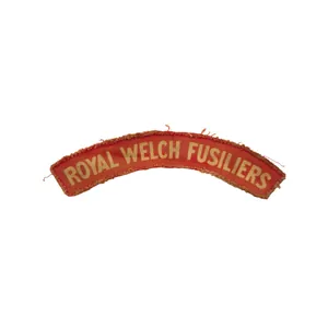 Royal Welch Fusiliers – Printed shoulder title