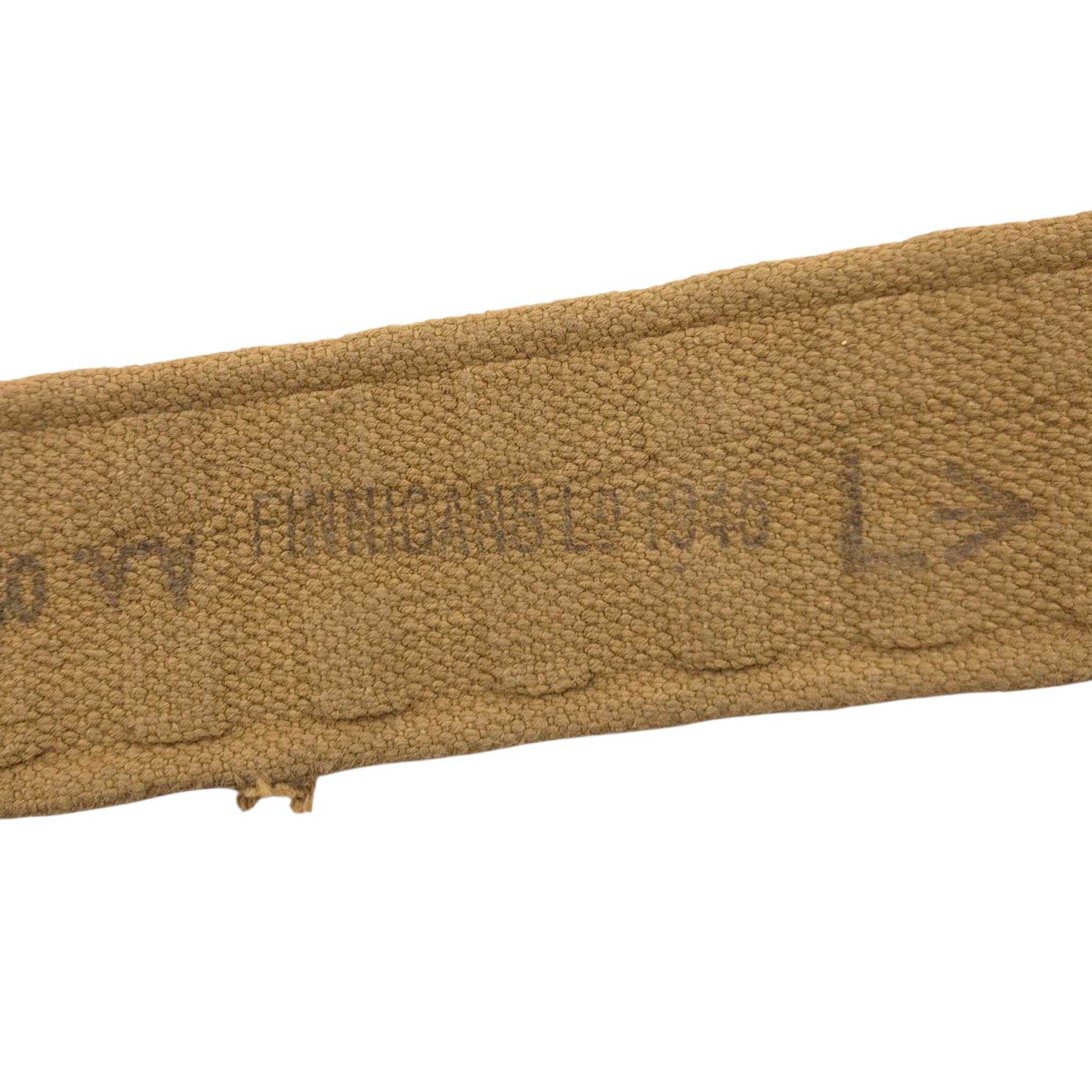 British P37 Web Belt in Black – Finnigans 1945 — image 2