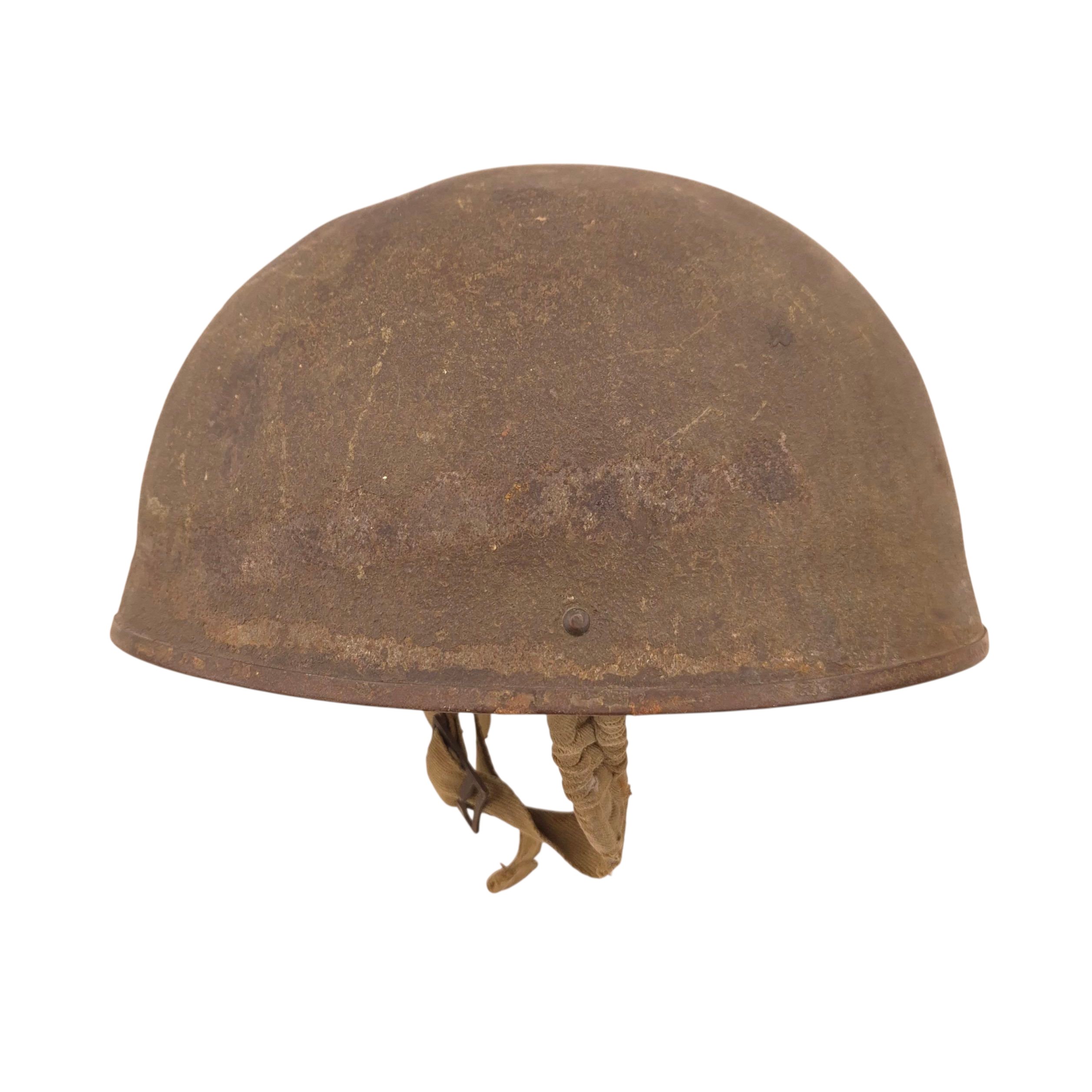 Canadian RAC Mk I Steel Helmet – Trooper A. L. Davis '5th CAD' — image 4