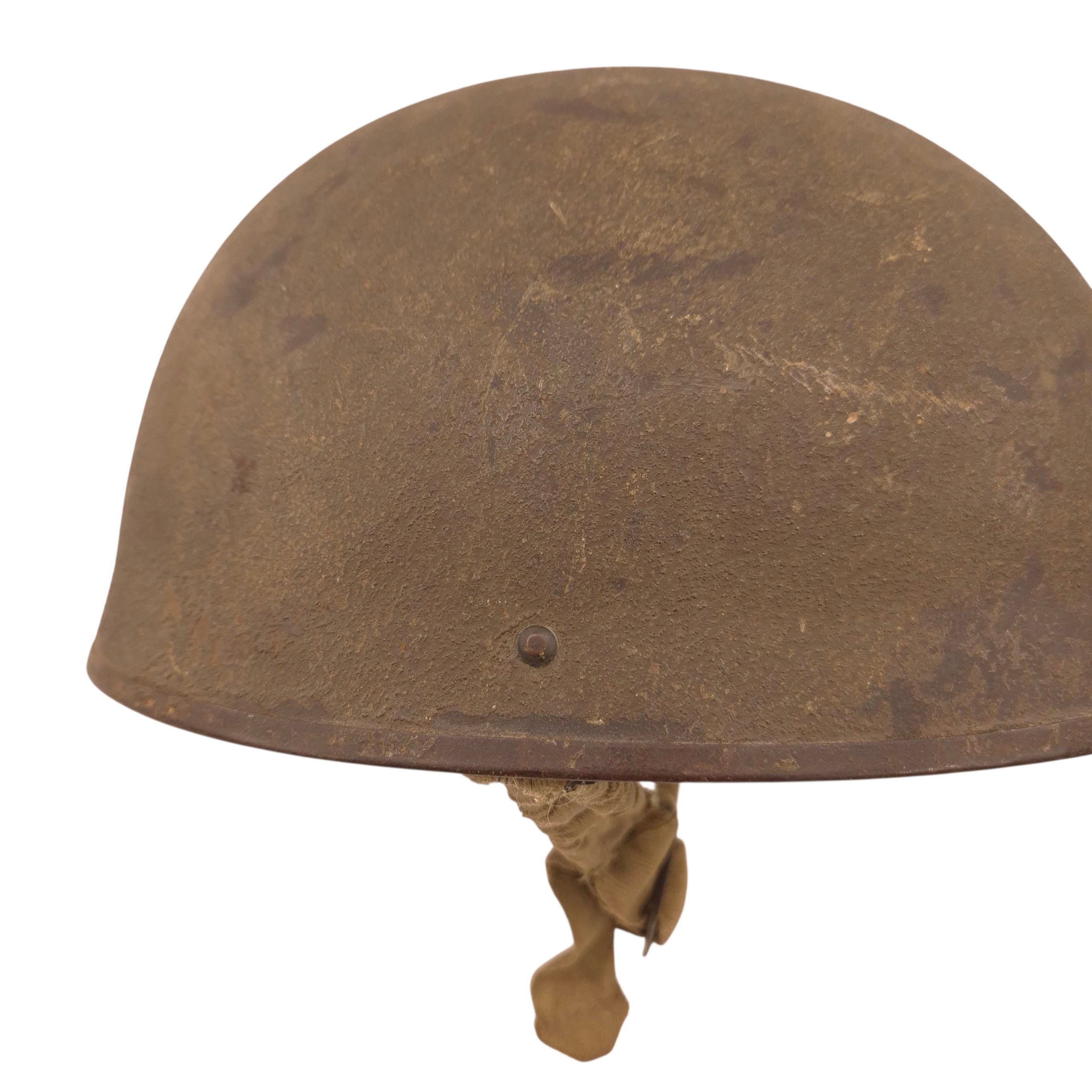 Canadian RAC Mk I Steel Helmet – Trooper A. L. Davis '5th CAD' — image 8