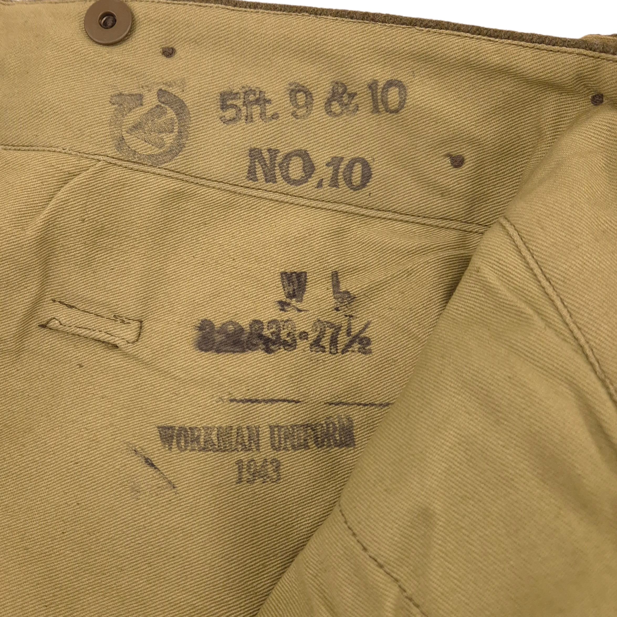 Canadian Dispatch Rider Breeches – Dated 1943 — image 7
