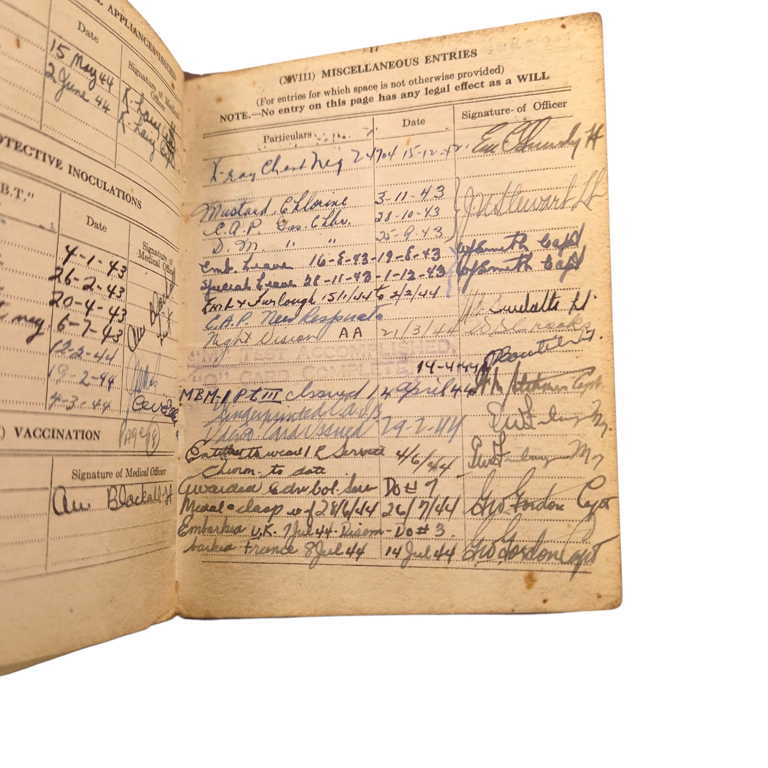 RCOC Grouping – Named to L/Cpl. Clyde Edward CHAMBERS (F-51685) — image 29