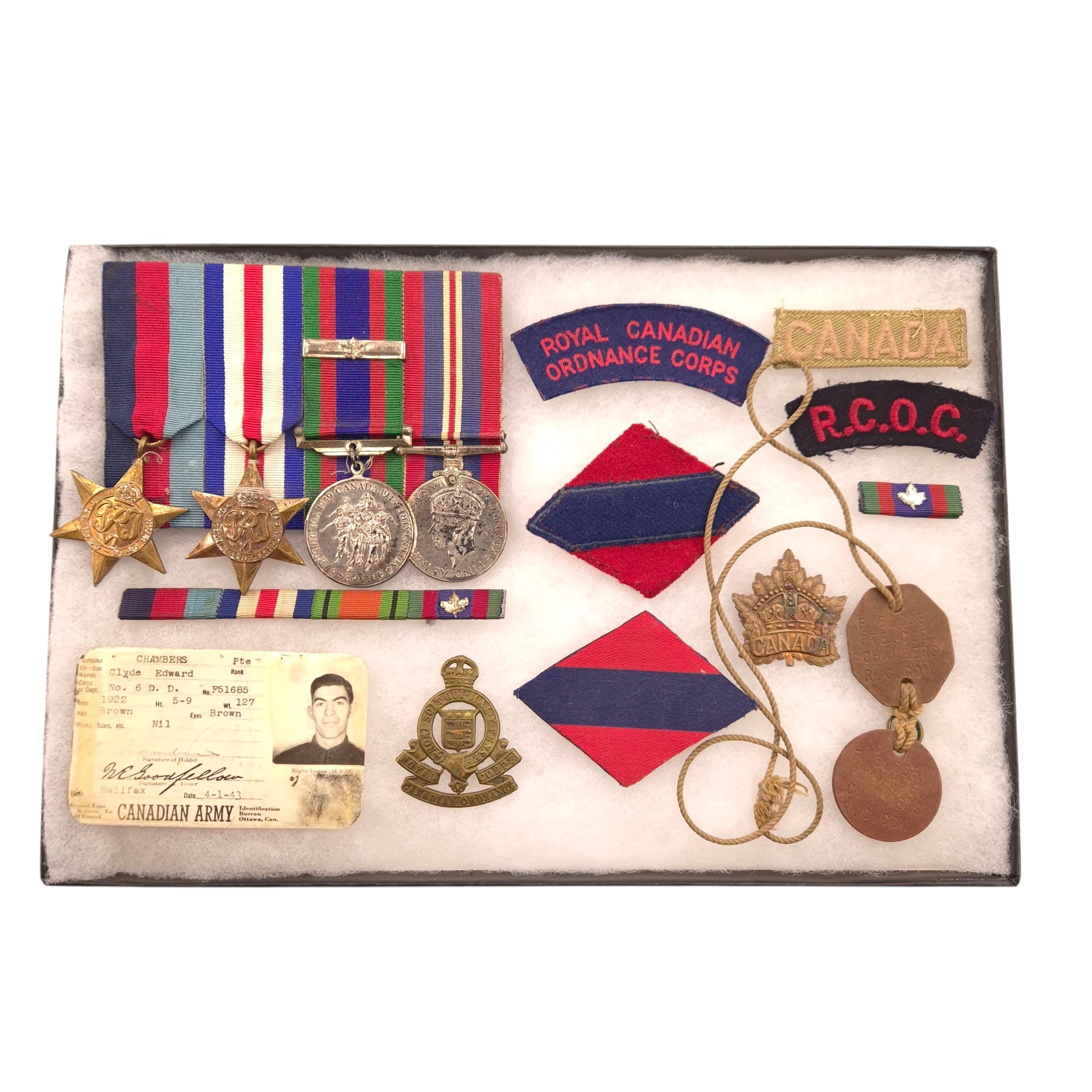 RCOC Grouping – Named to L/Cpl. Clyde Edward CHAMBERS (F-51685) — image 3