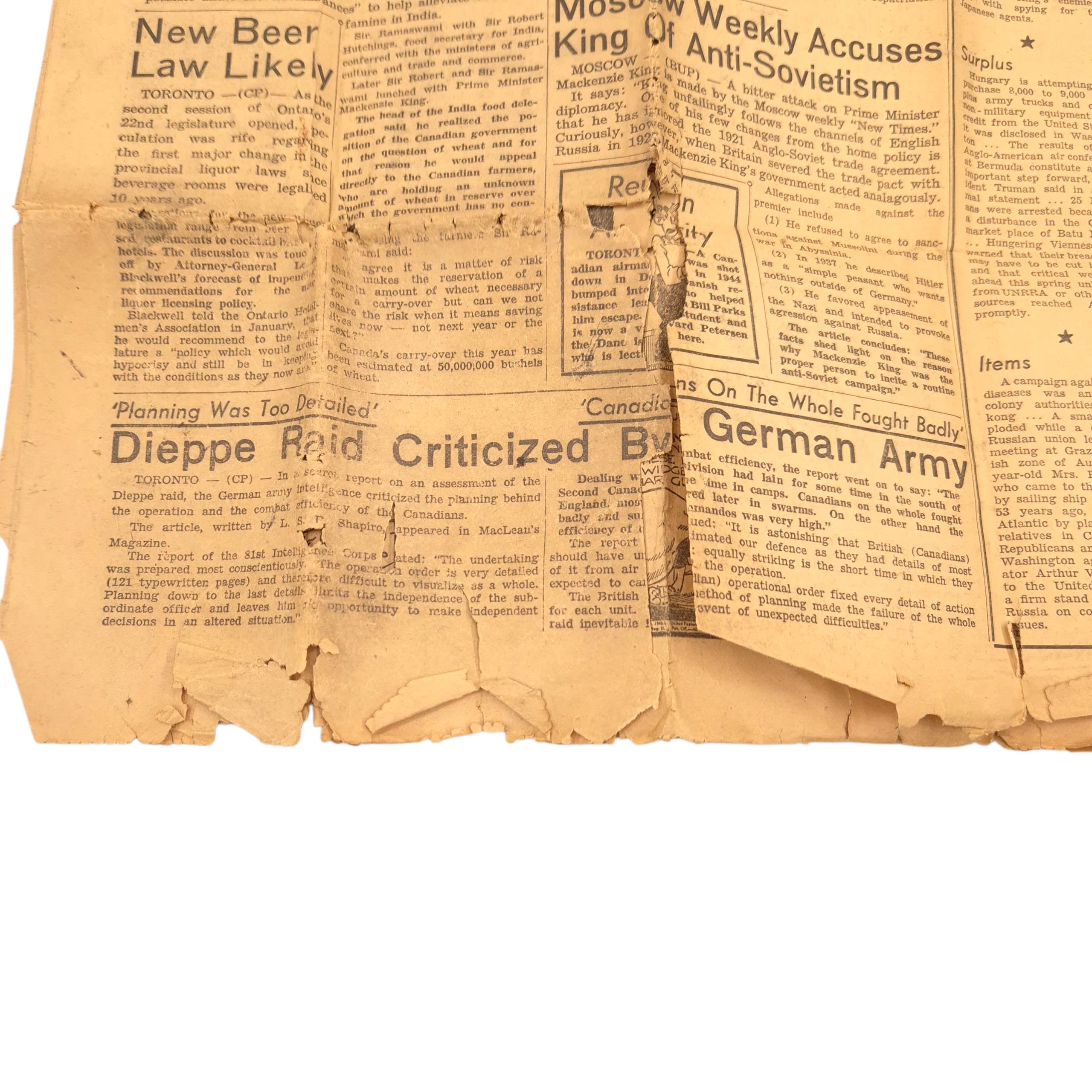 RCOC Grouping – Named to L/Cpl. Clyde Edward CHAMBERS (F-51685) — image 31