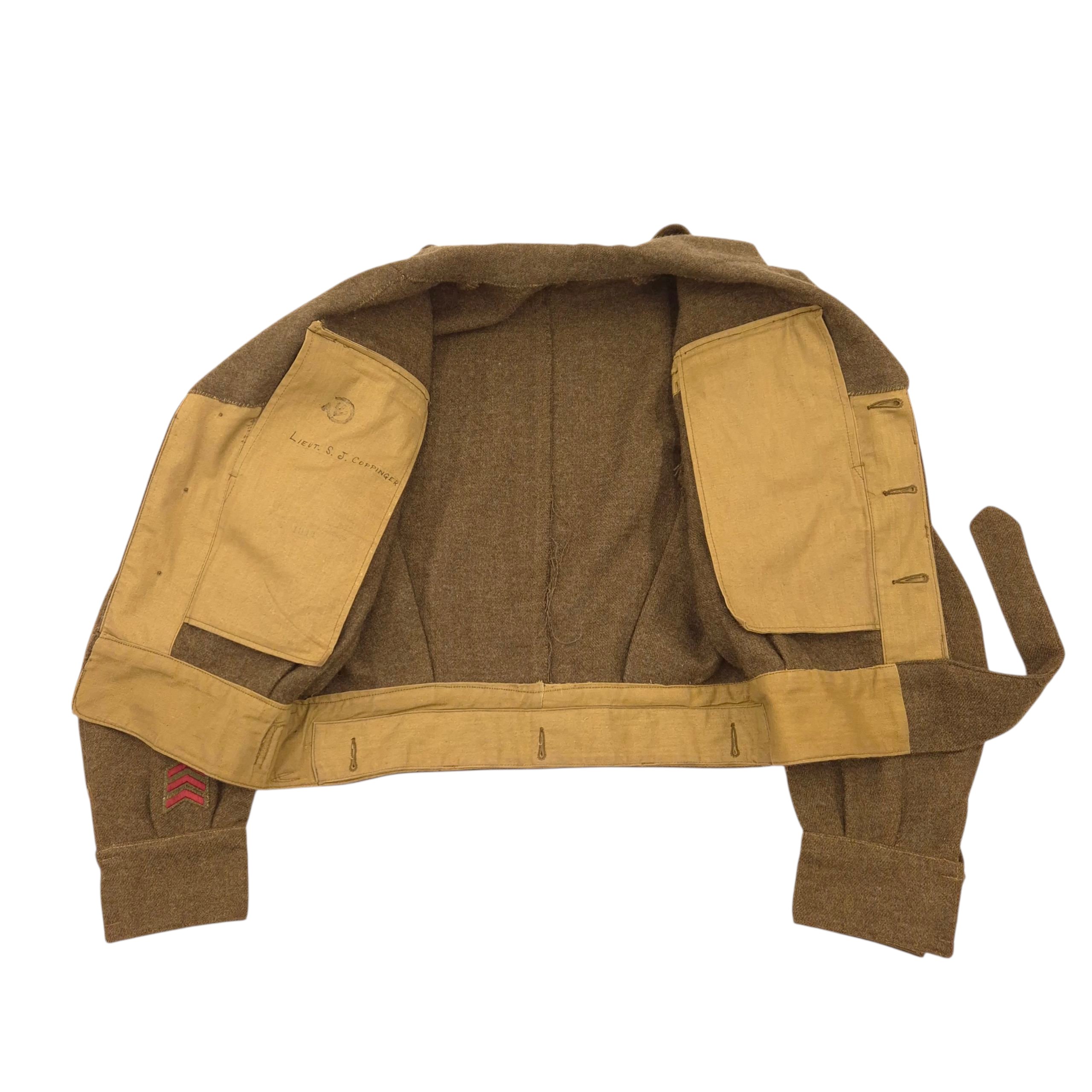 Calgary (Tank) Regiment – BD Jacket 'Lt. Stephen J. Coppinger' — image 5