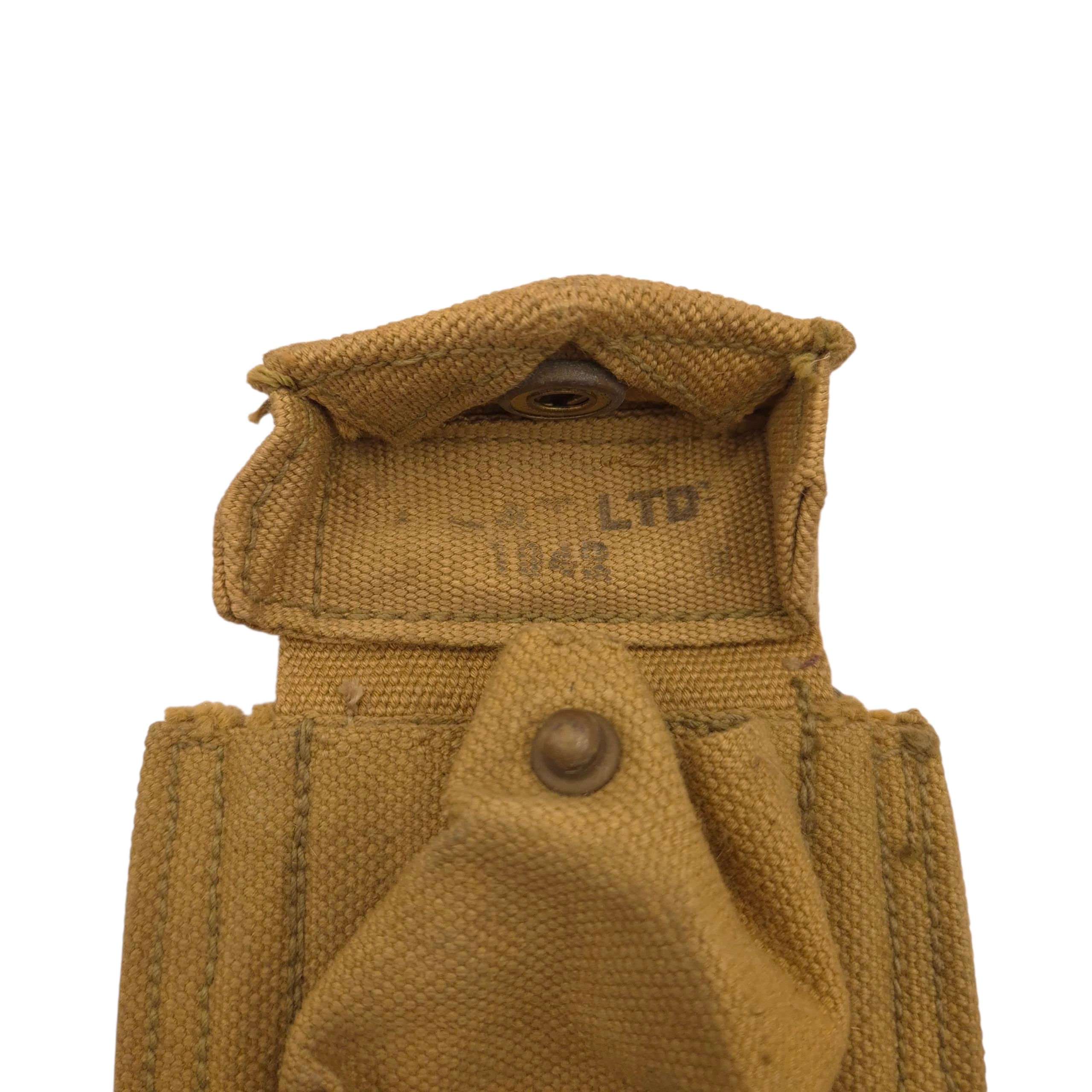 Canadian P37 Pistol Ammunition Pouch 1942 — image 2
