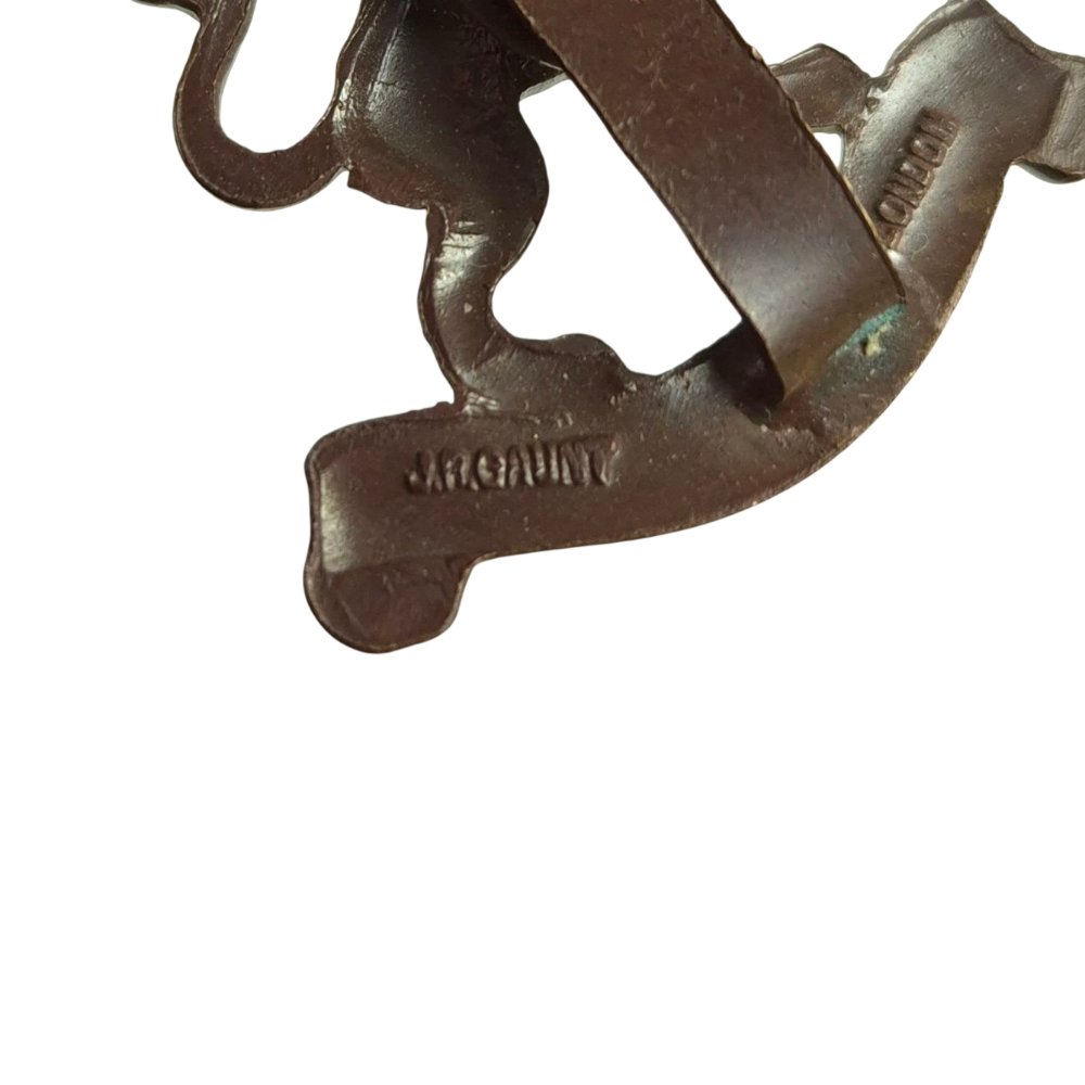 Princess Irene Brigade – Officers cap badge 'J.R. Gaunt' — image 3
