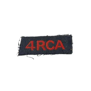 4th Field Regiment RCA – Embroidered shoulder title