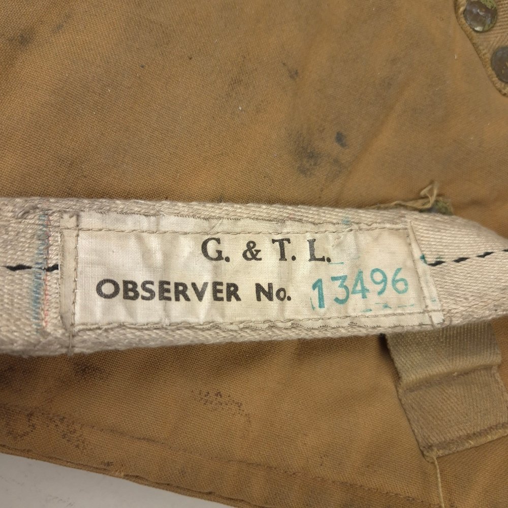 British RAF Observer Harness 'G & T.L' — image 3