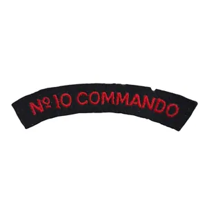 No.10 Commando – Embroidered shoulder title