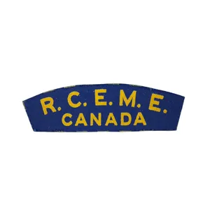 RCEME – Printed shoulder title