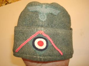 WWII GERMAN EM/NCO PANZER O/S CAP