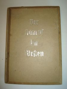 WWII GERMAN DER KAMPF IM WESTEN THIRD REICH 3-D BOOK