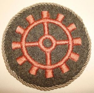 WWII GERMAN TECHNICAL ARTISAN'S SLEEVE BADGE