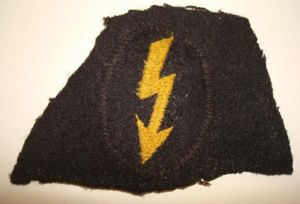 WWII GERMAN PANZER SIGNAL BLITZ CUT OFF