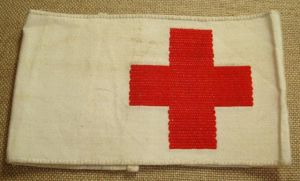 WWII GERMAN DRK PERSONNEL'S DUTY ARMBAND