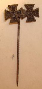 1939 IRON CROSSES 1st AND 2nd CLASS STICKPIN