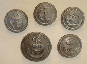 WWII KRIEGSMARINE ADMINISTRATION UNIFORM BUTTONS