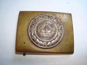 EARLY PRUSSIAN EM/NCO'S BELT BUCKLE