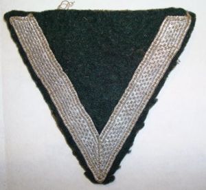 WWII RANK CHEVRON for ARMY GEFEITER