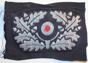 WWII GERMAN ARMY PANZER OFFICER BERET WREATH