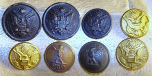 WWI BUTTON MIXED LOT 21