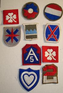 WWII US PATCH LOT