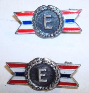 WWII Sterling Silver Army Navy Production