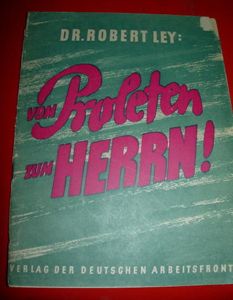 NAZI PERIOD BOOKLET #2 Dr. LEY