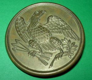 US CIVIL WAR REPRO STRAP BADGE